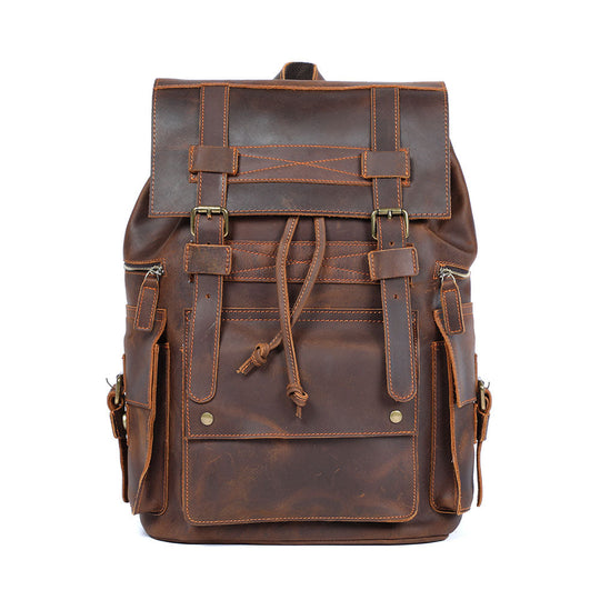 Leather Backpack Brown | KYLO