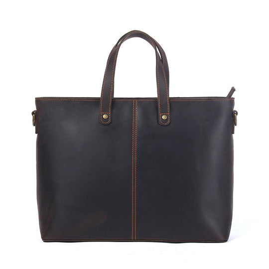 Brown Leather Tote Bag | AIKA