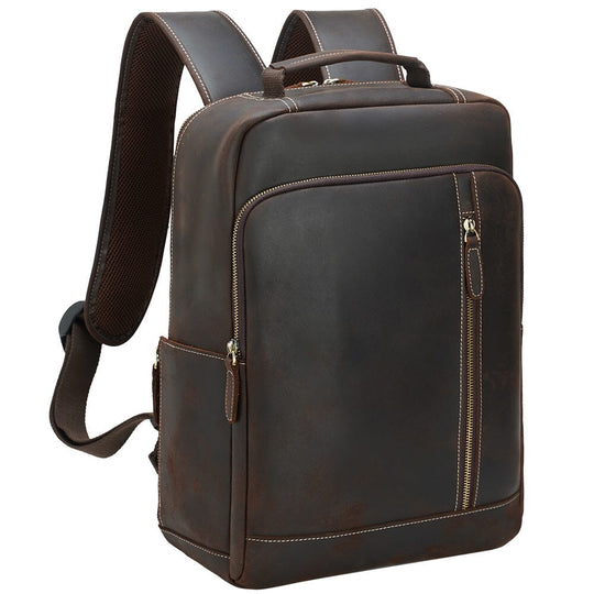 Crazy Horse Leather Backpack | EVEREST