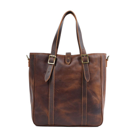 Vintage Leather Tote Bag | OLANA