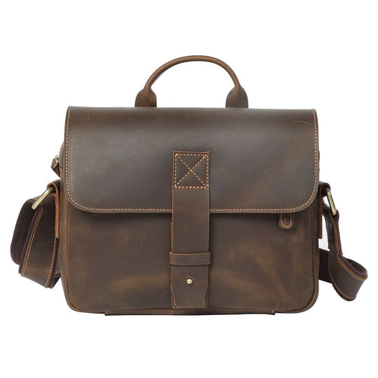 Small Leather Messenger Bag | JAYA