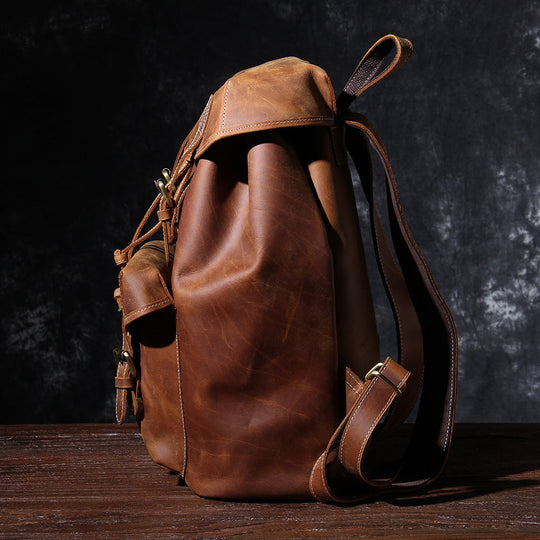 Leather Knapsack | KALINKA