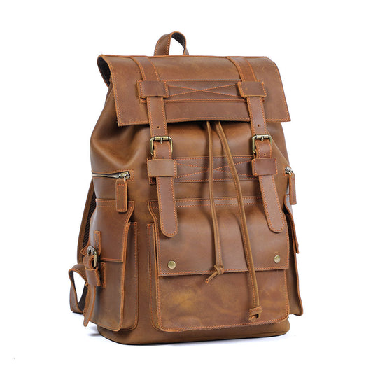 Leather Backpack Brown | KYLO