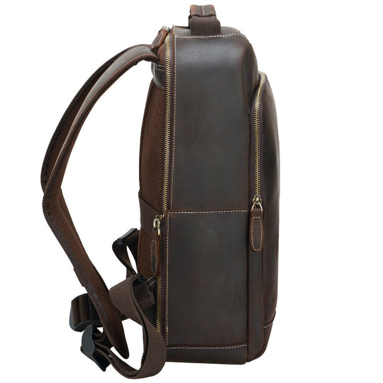 Crazy Horse Leather Backpack | EVEREST