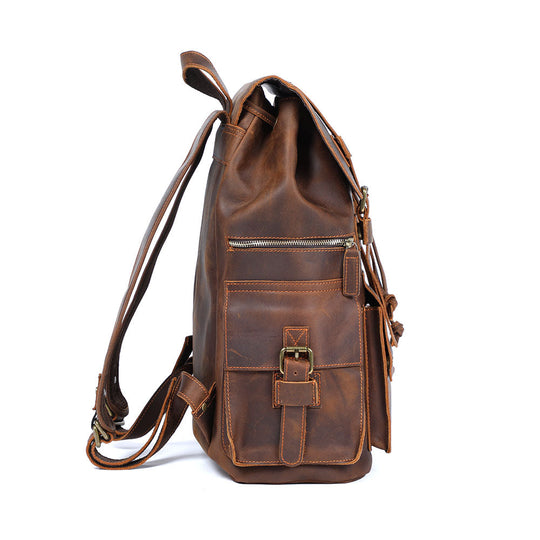 Leather Backpack Brown | KYLO