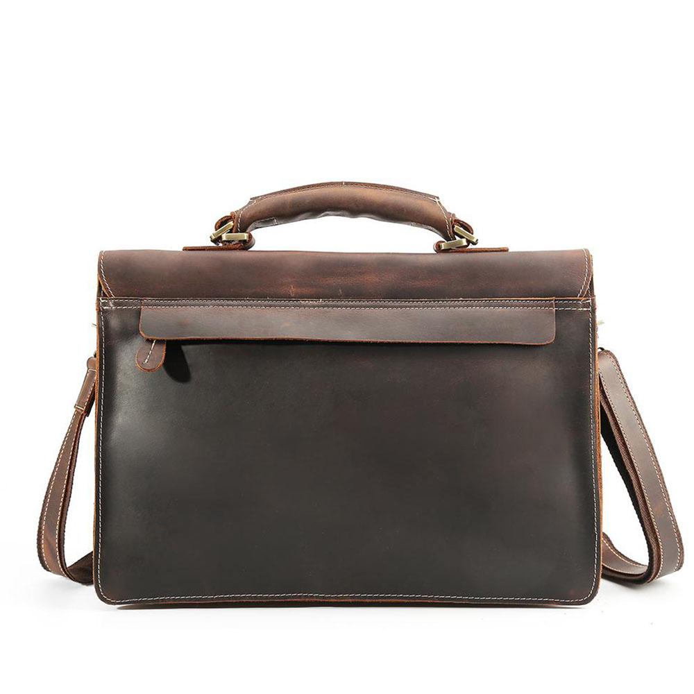 Brown Leather Shoulder Bag | NIARA