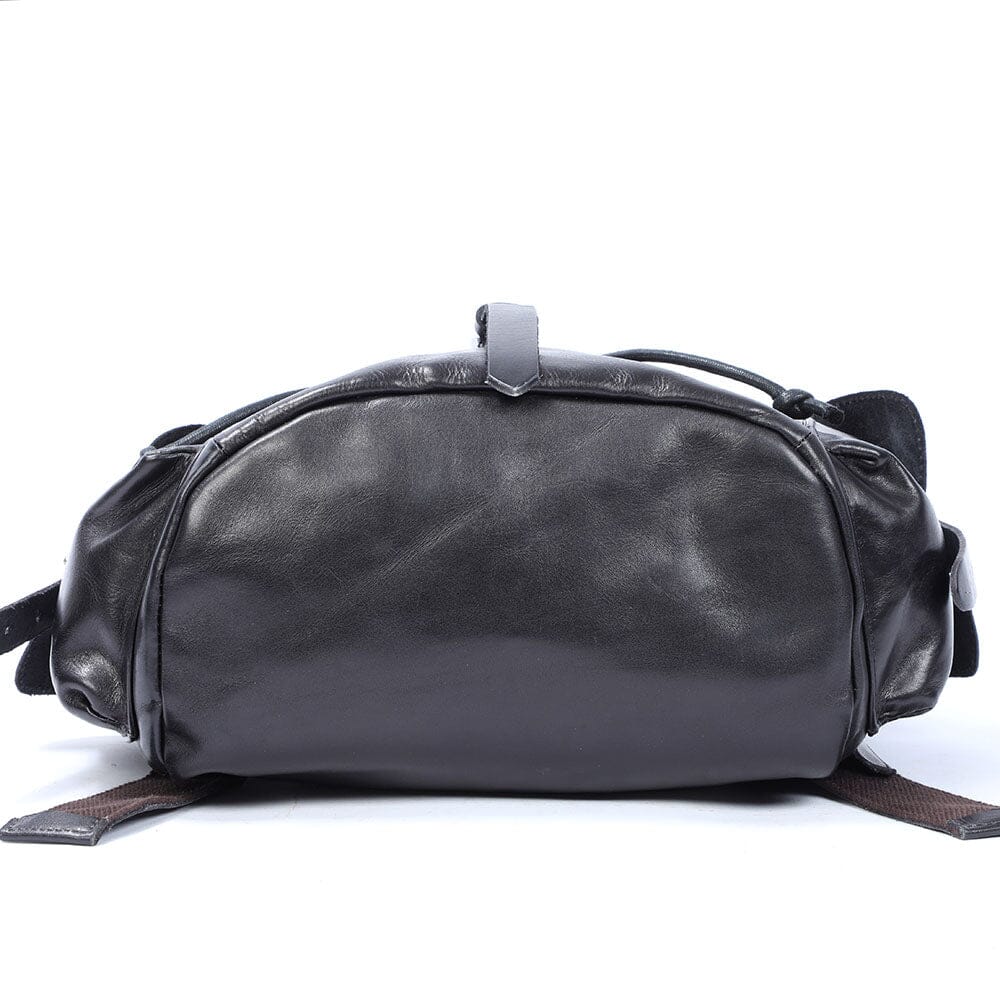 Small Black Leather Backpack | WALTER