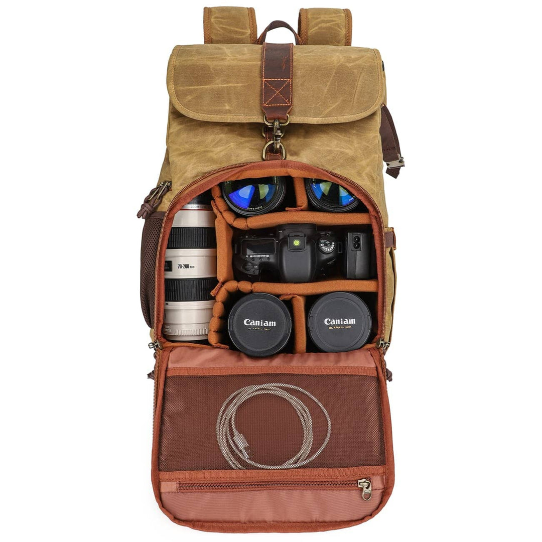 Canvas Camera Backpack | KRUGER