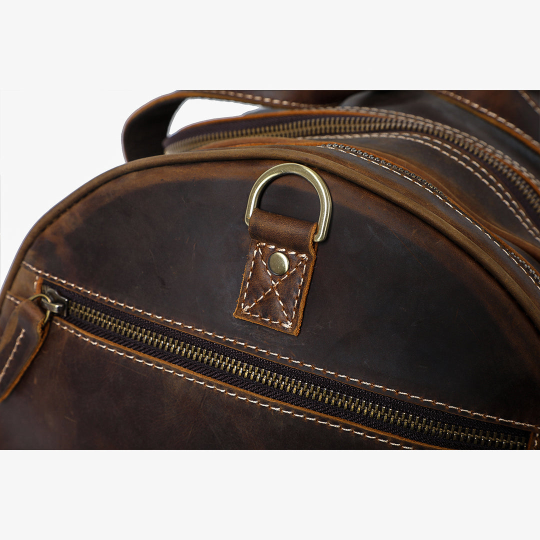 Large Leather Holdall | ASUNCION