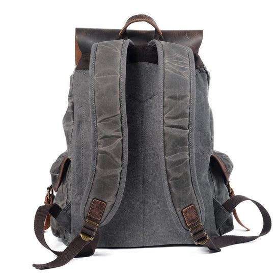 Canvas Leather Backpack | MALMÖ