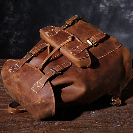 Leather Knapsack | KALINKA