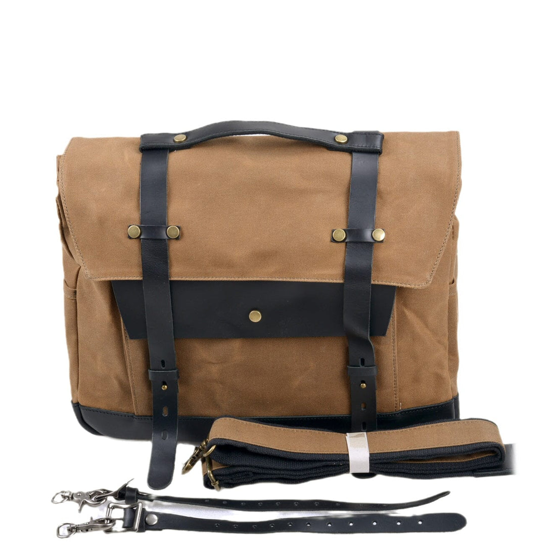 Canvas Motorcycle Saddlebag | JACKSON