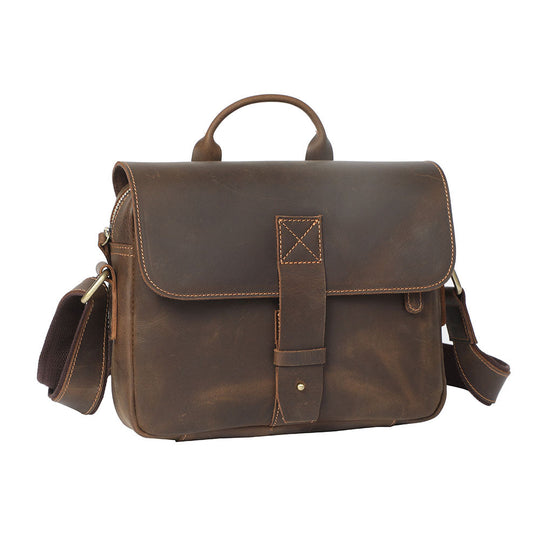 Small Leather Messenger Bag | JAYA