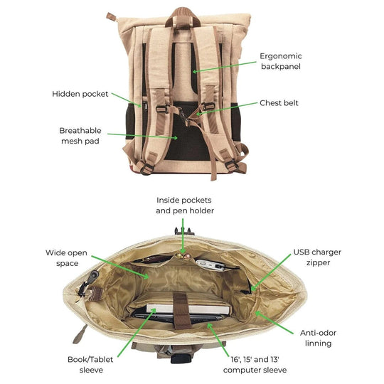 Hemp Backpack | NURI