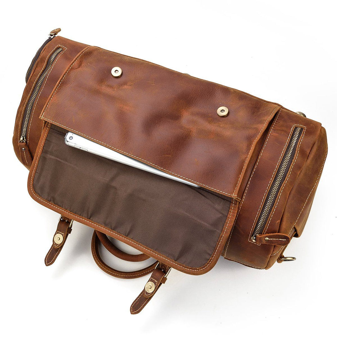 Men's Leather Weekend Bag | MANAGUA