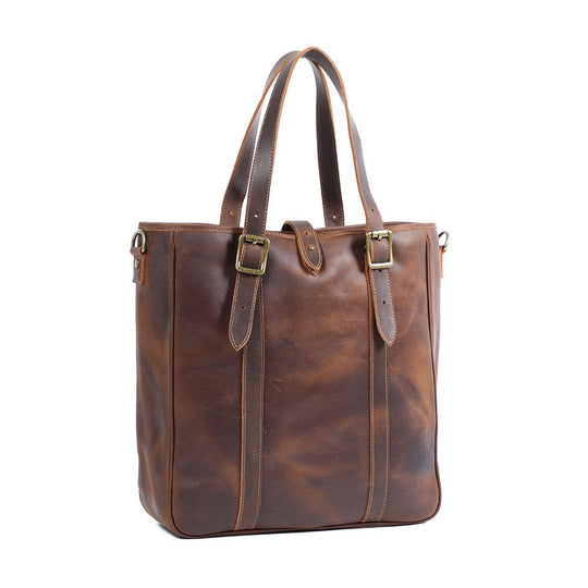 Vintage Leather Tote Bag | OLANA