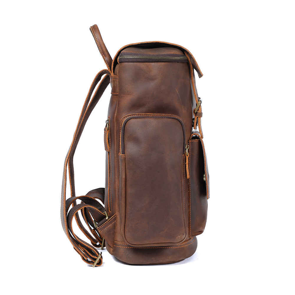 Leather Laptop Backpack | HORE