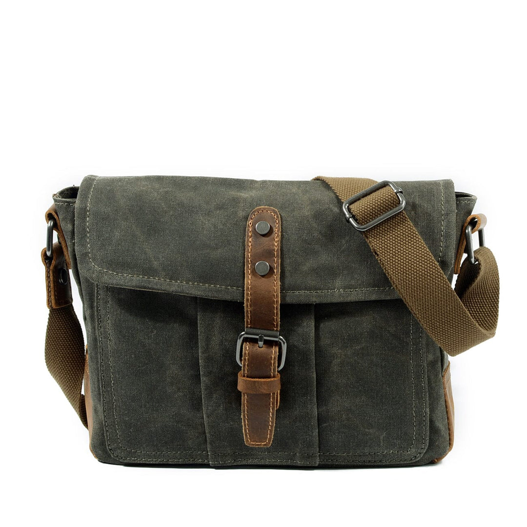 Small Canvas Messenger Bag | BALTIMORE