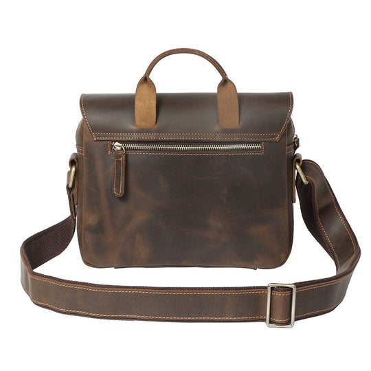 Small Leather Messenger Bag | JAYA