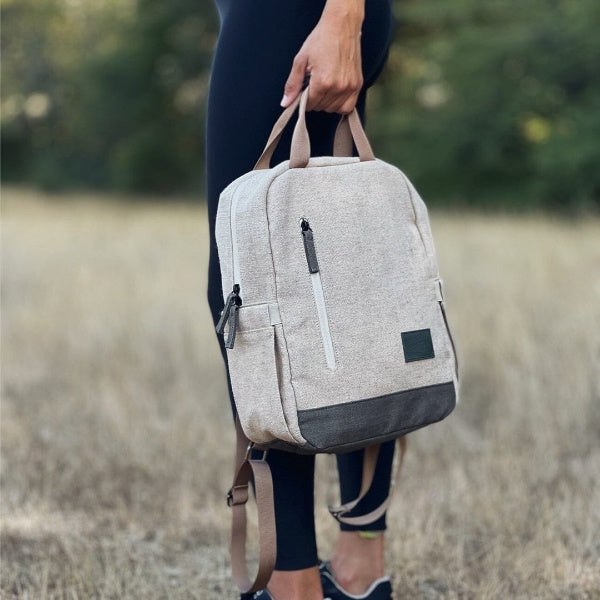 Mini Hemp Backpack | ZHANSAYA