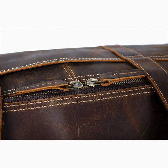 Large Leather Holdall | ASUNCION