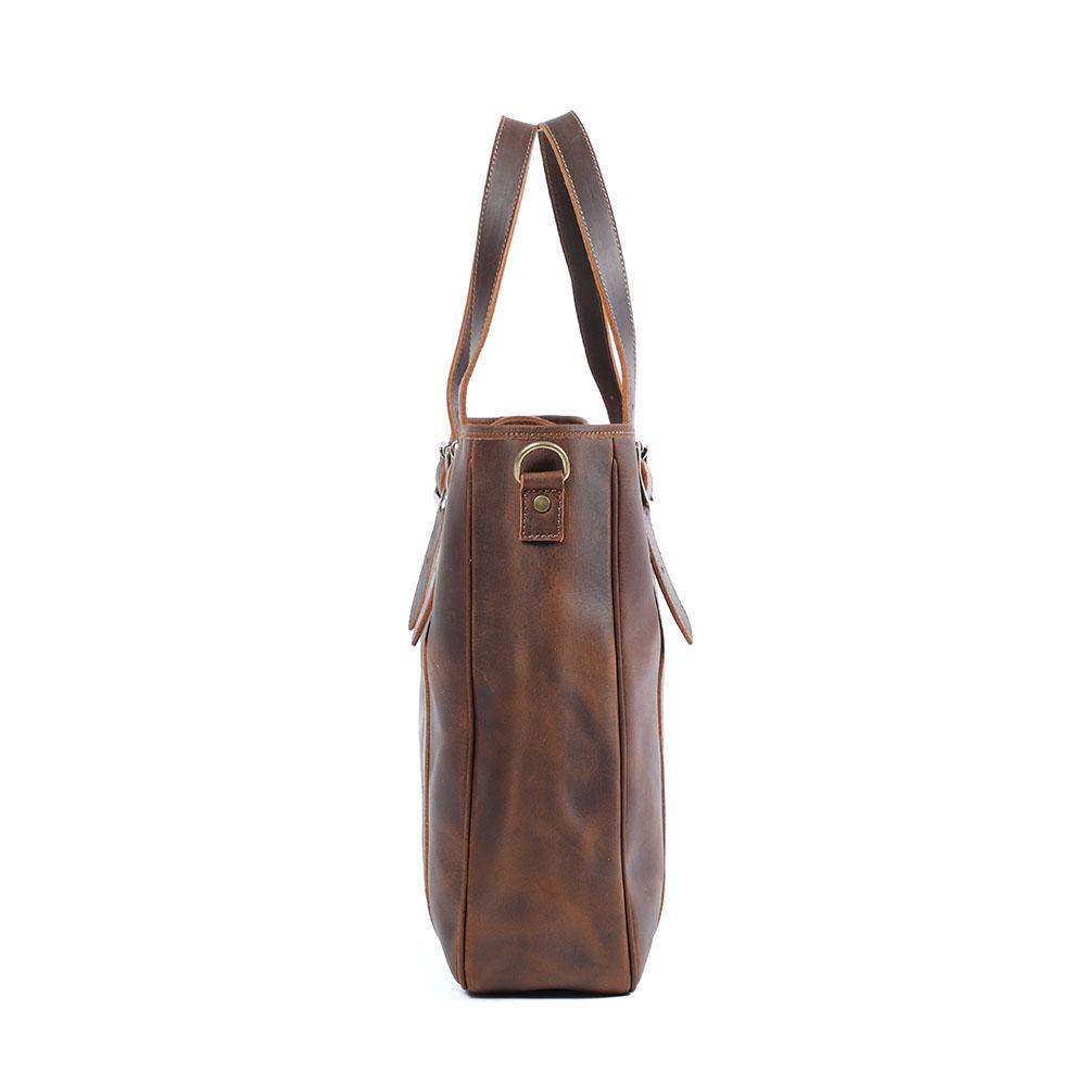 Vintage Leather Tote Bag | OLANA