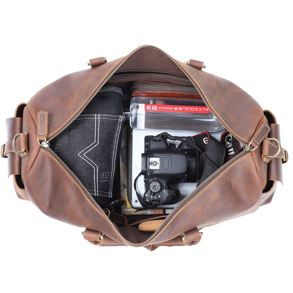 Leather Travel Duffle Bag | CARACAS