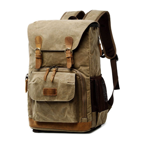 Waterproof Canvas Camera Backpack | YELLOWSTONE