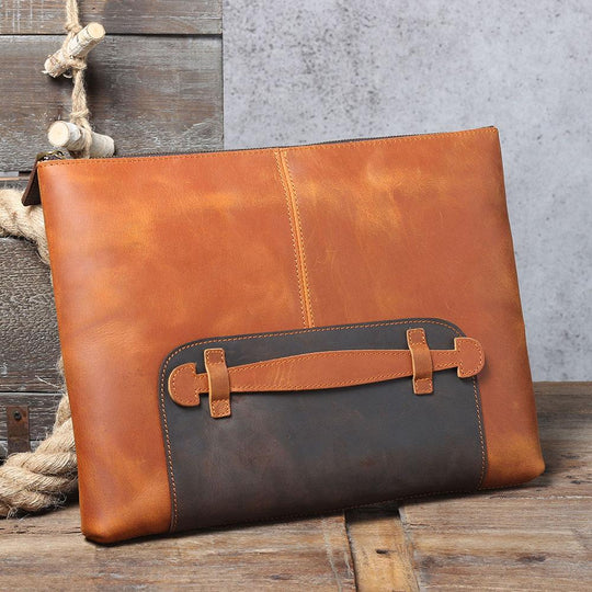 Leather Laptop Pouch | KAORA