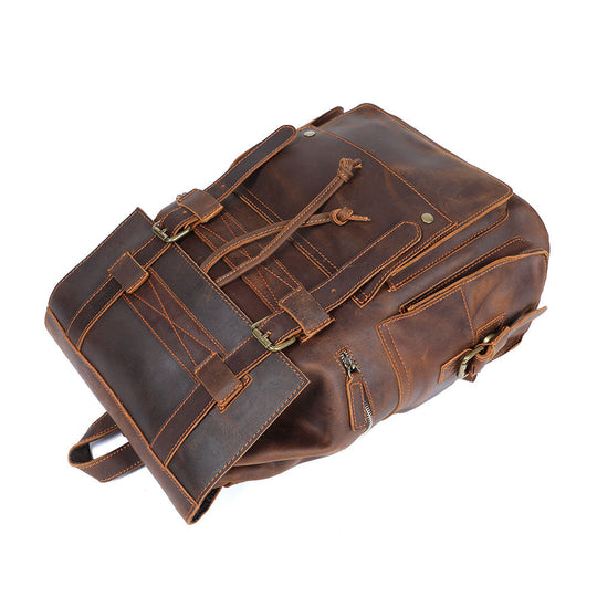 Leather Backpack Brown | KYLO