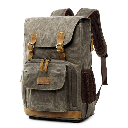 Waterproof Canvas Camera Backpack | YELLOWSTONE