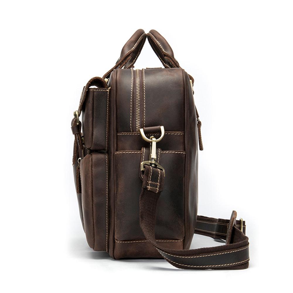 Leather Messenger Bag | MANOA