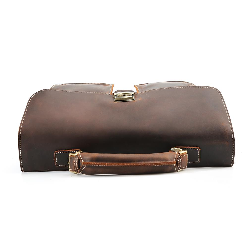 Brown Leather Shoulder Bag | NIARA