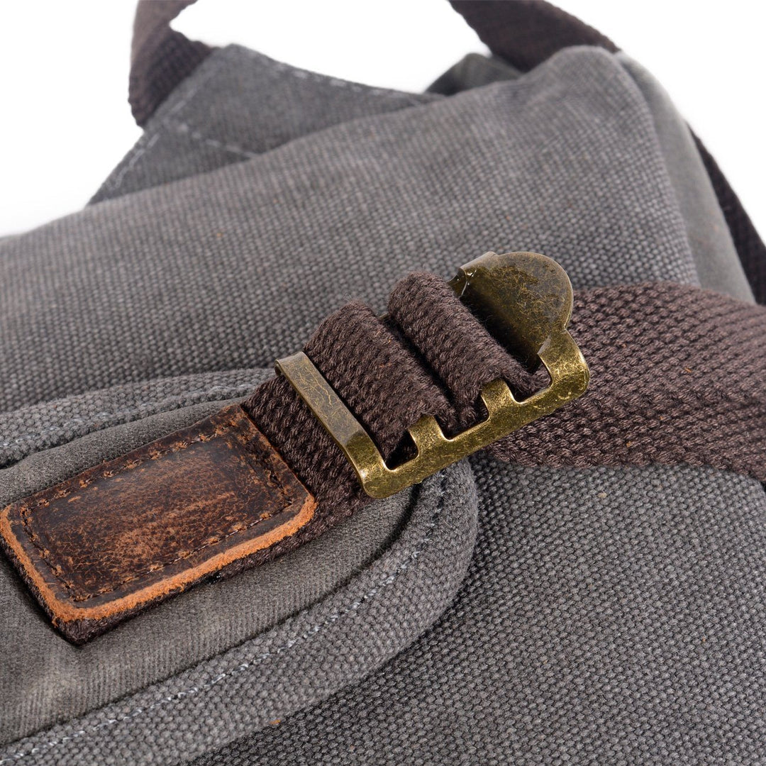 Canvas Leather Backpack | MALMÖ