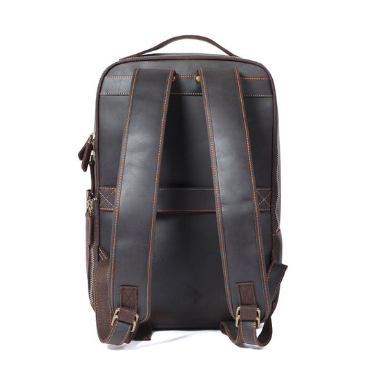 Leather Laptop Rucksack | ROSKA