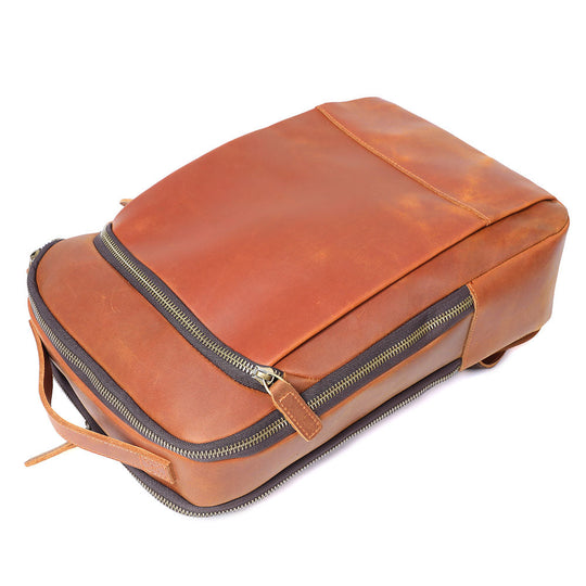 Leather Laptop Rucksack | ROSKA