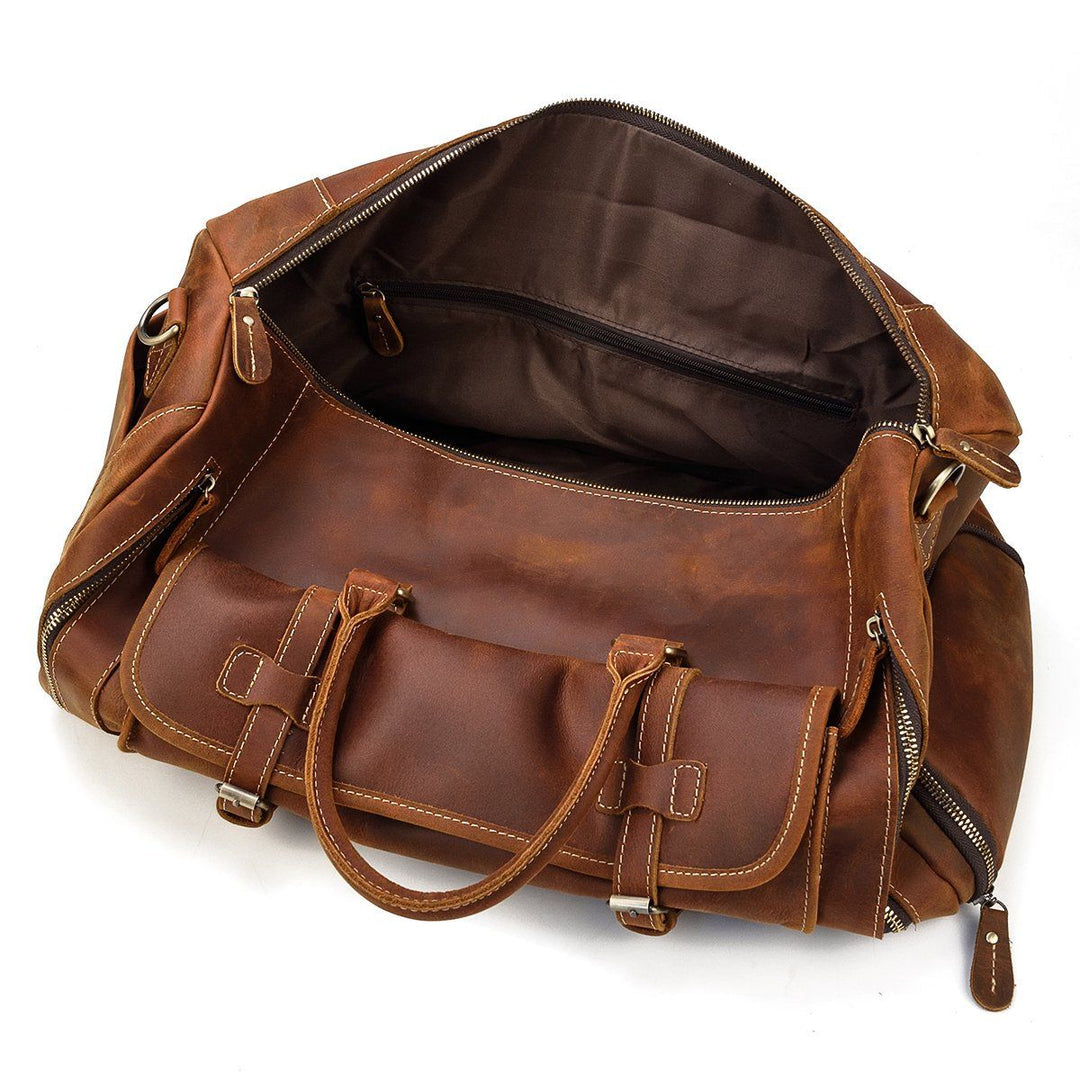 Men's Leather Weekend Bag | MANAGUA