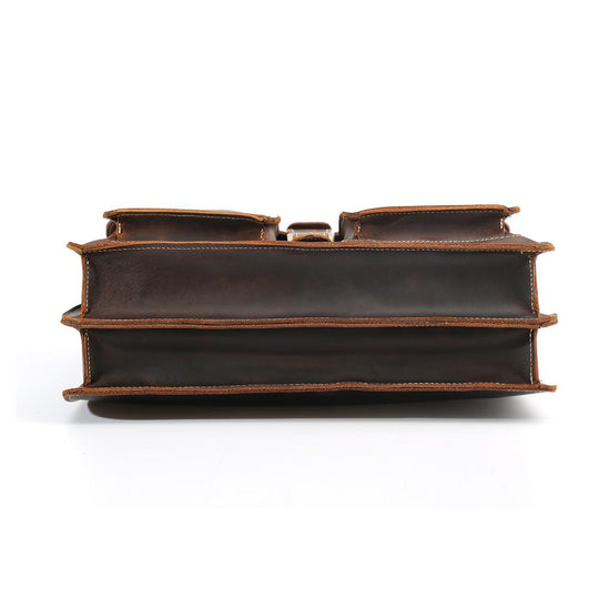 Brown Leather Shoulder Bag | NIARA