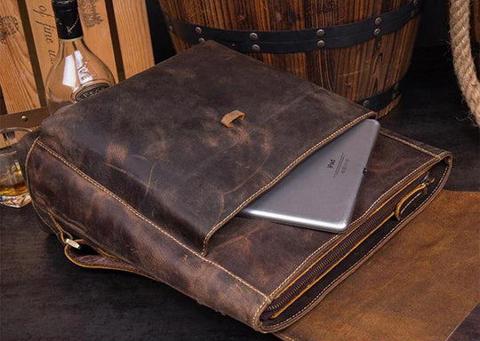 Leather Laptop Bag | OLAV