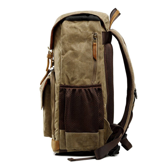 Waterproof Canvas Camera Backpack | YELLOWSTONE