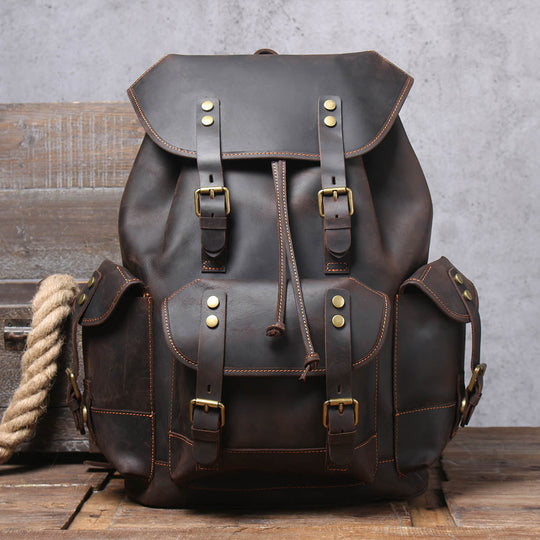 Leather Travel Backpack | WATERLOO