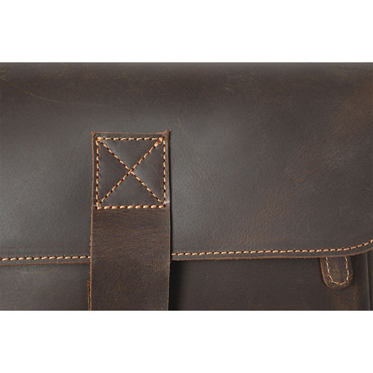 Small Leather Messenger Bag | JAYA