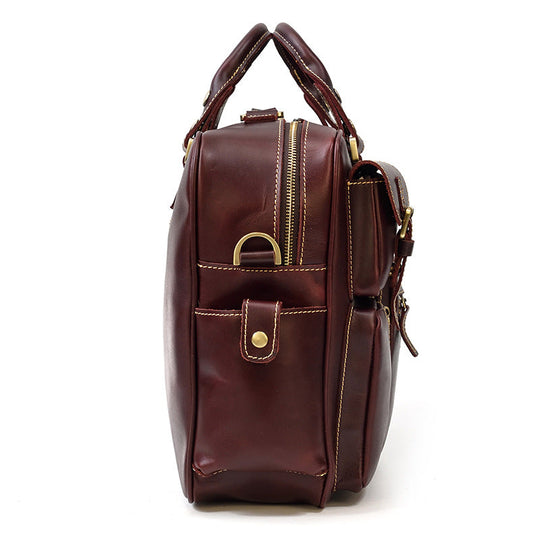 Leather Messenger Bag | MANOA