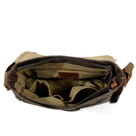 Small Canvas Messenger Bag | BALTIMORE