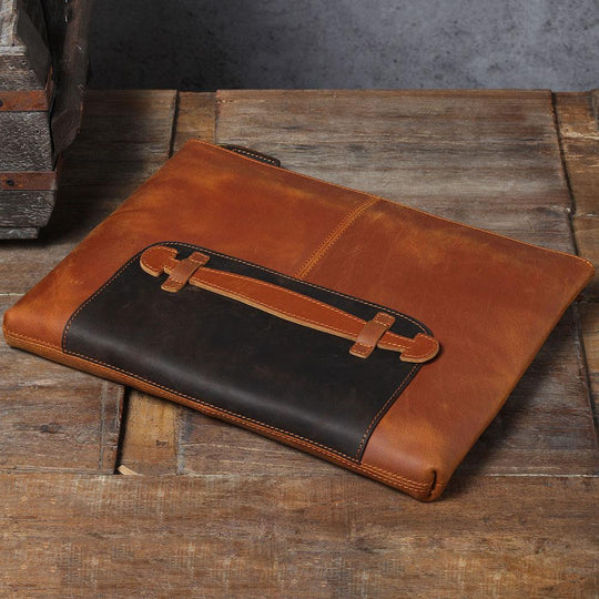 Leather Laptop Pouch | KAORA