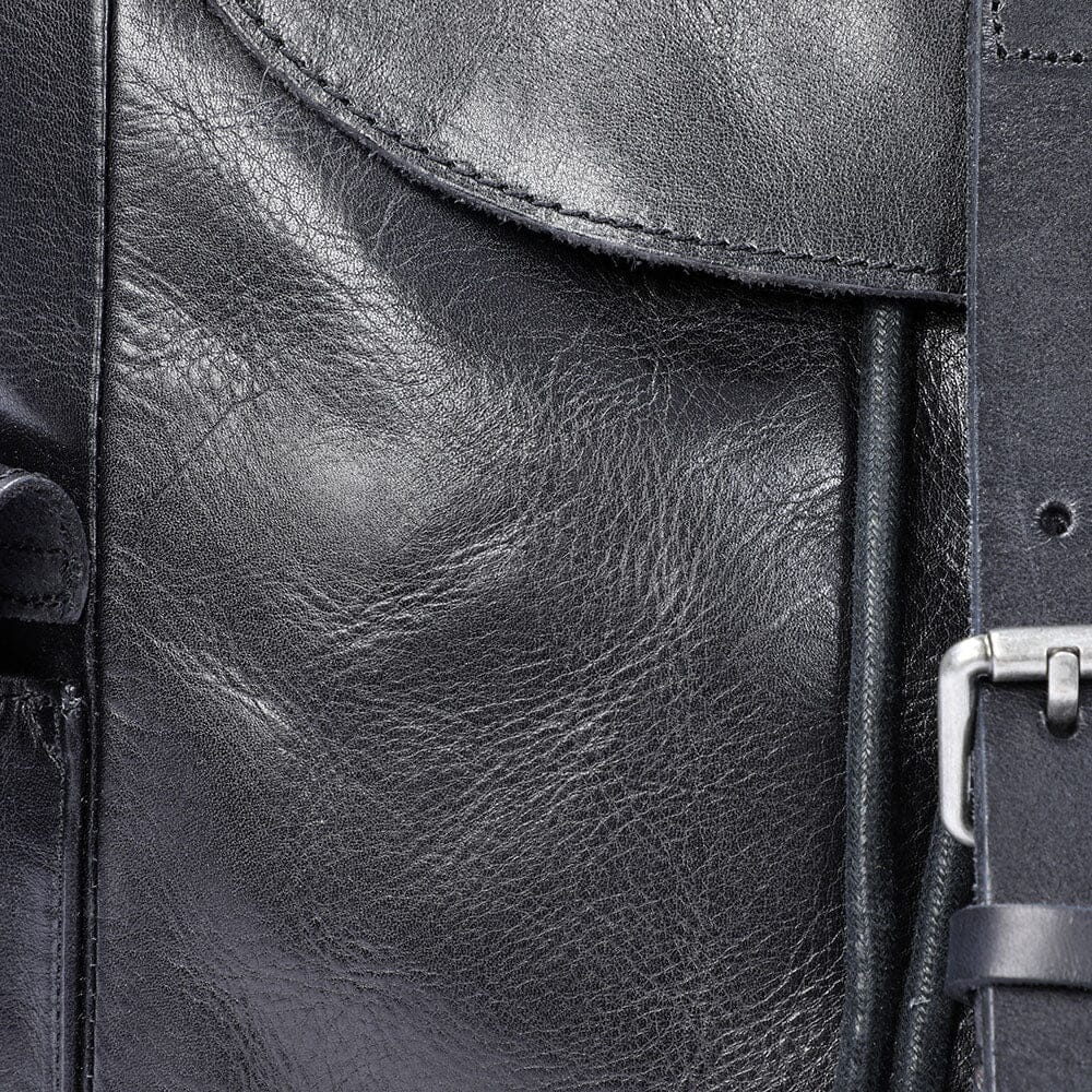 Small Black Leather Backpack | WALTER