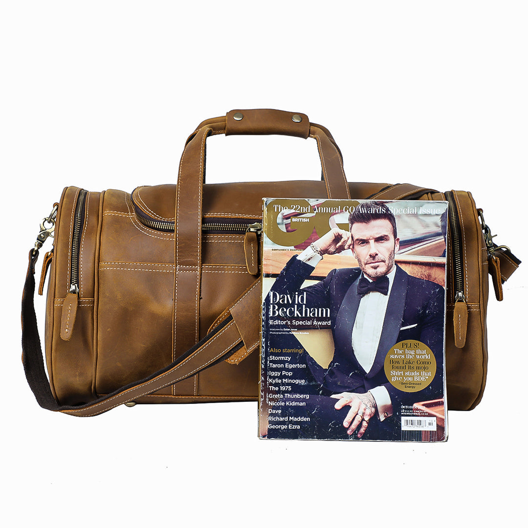 Large Leather Holdall | ASUNCION