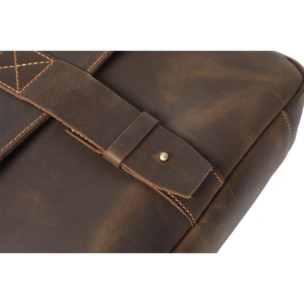 Small Leather Messenger Bag | JAYA