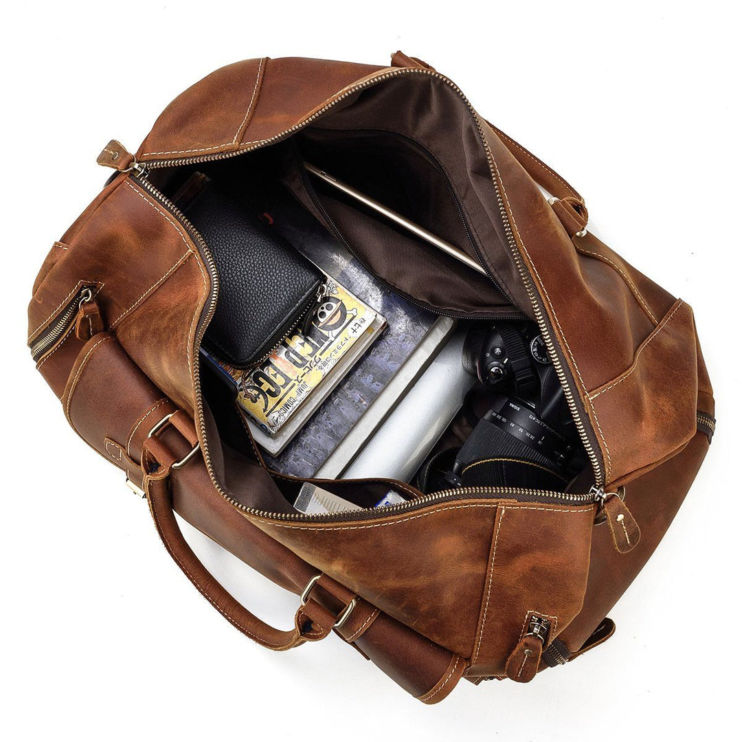 Men's Leather Weekend Bag | MANAGUA