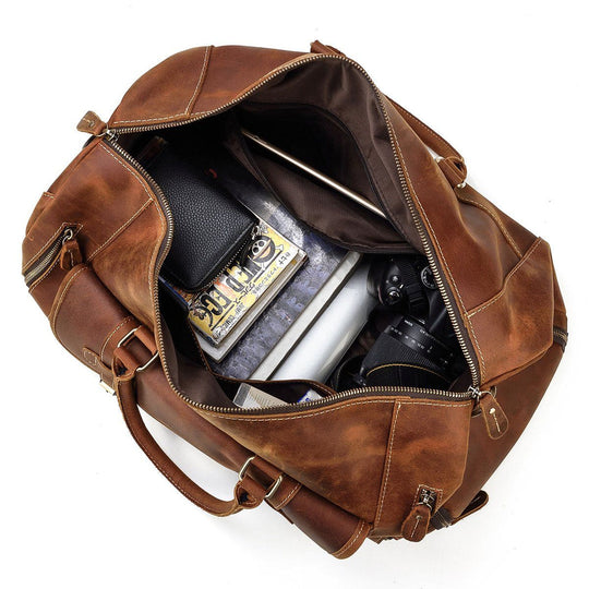 Men's Leather Weekend Bag | MANAGUA